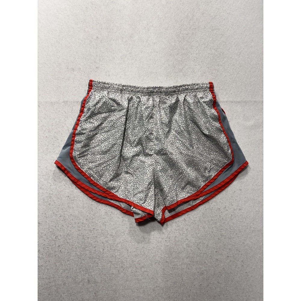 Nike Running Shorts Womens Large Gray Print Dri-FIT 3" Inseam Lined Athletic